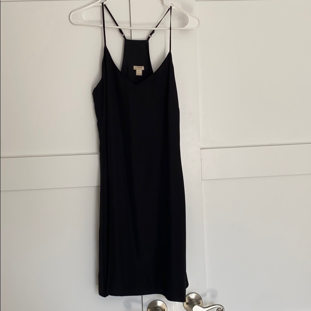 Black j crew summer dress